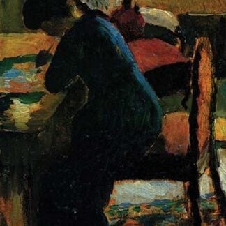 Elisabeth at the Desk by August Macke