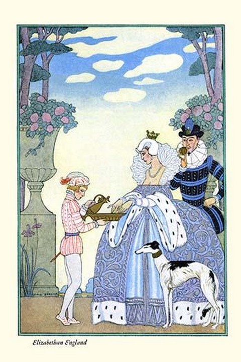 Elizabethan England by George Barbier
