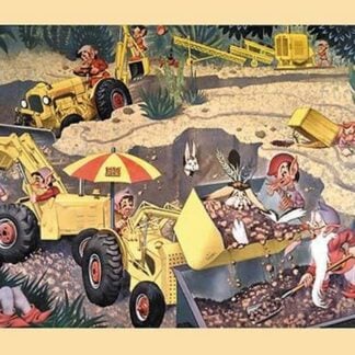 Elves Operating Minneapolis Moline Construction Machinery