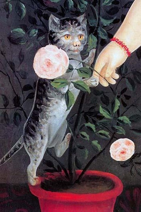 Emma Homan and Cat by John Bradley