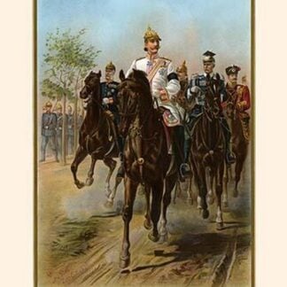 Emperor William II & His Staff by G. Arnold