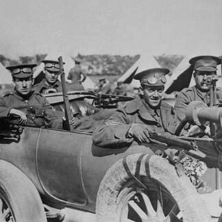 English Army Motor Scouts bearing Rifles