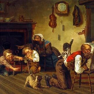 Enjoying the commotion by Archibald M. Willard