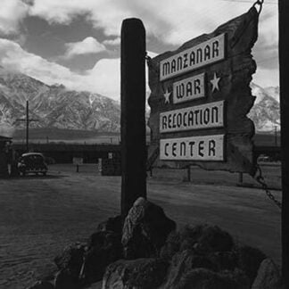 Entrance to Manzanar by Ansel Adams