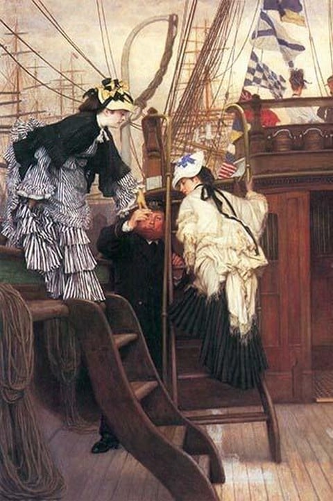 Entry to the yacht by James Tissot