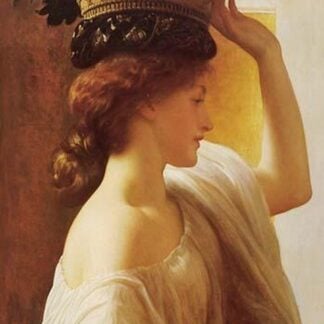 Eucharis - Girl with a Basket of Fruit by Frederick Leighton