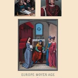 Europe - Fifteenth Century Civil Costumes by Auguste Racinet