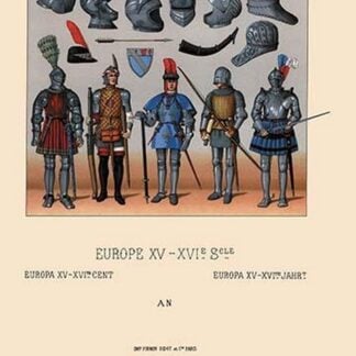 European Armor of the Fifteenth and Sixteenth Centuries by Auguste Racinet