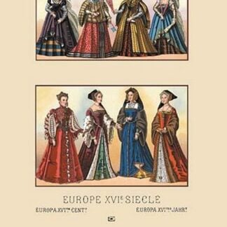 European Noblewomen of the Sixteenth Century by Auguste Racinet