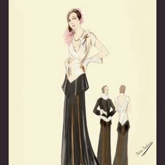 Eveningwear in Black and White by Atelier Bachwitz