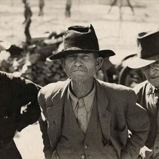 Ex-tenant Farmer on relief grant by Dorothea Lange