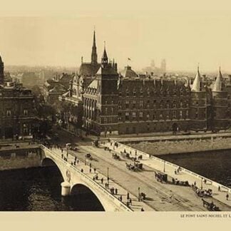 Exchange Bridge and Court of Justice by Helio E. LeDeley