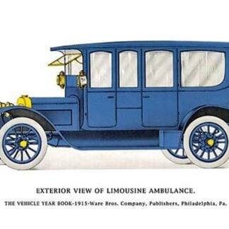 Exterior View of Limousine Ambulance