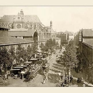 Exterior View of the Halles Centrales by A. Pepper