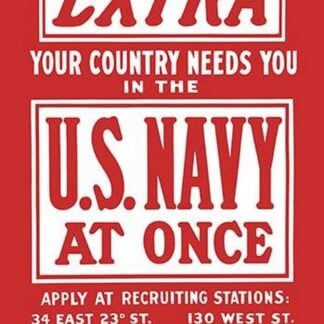 Extra--Your country needs you in the U.S. Navy at once Women's Auxiliary Naval Recruiting by J. H. Tooker Print Co