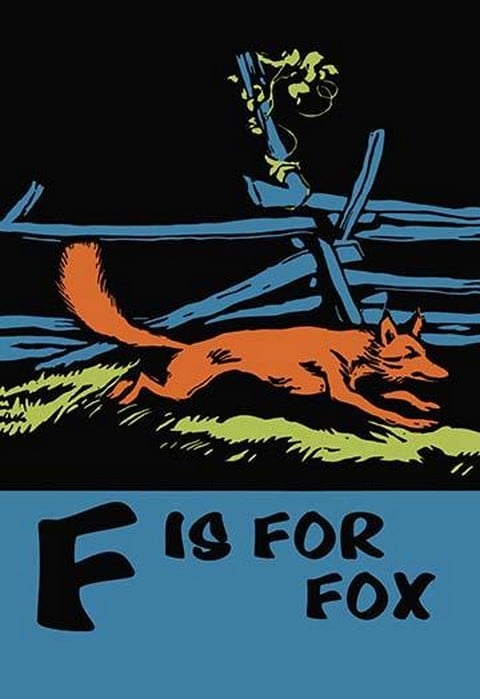F is for Fox by Charles Buckles Falls