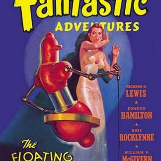 Fantastic Adventures: Floating Robot and Woman