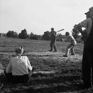 Farmer's Baseball Game by Dorothea Lange
