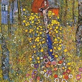 Farmers Garden with Crucifix by Gustav Klimt