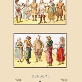 Fashions of Nineteenth Century Poland by Auguste Racinet