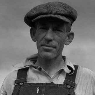 Father of landless sharecropper family by Dorothea Lange
