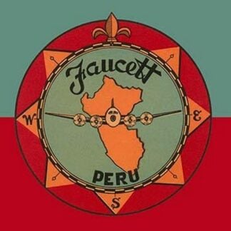 Faucett Aviation Airline Luggage Label