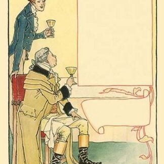 February's leap year ate to his surfeit. by Walter Crane