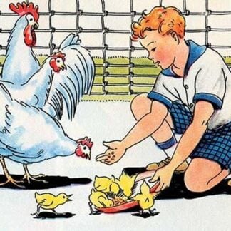 Feeding the Chickens by Julia Letheld Hahn