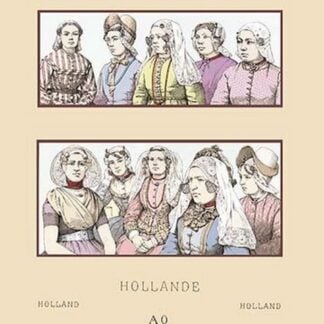 Feminine Styles of Nineteenth Century Holland by Auguste Racinet