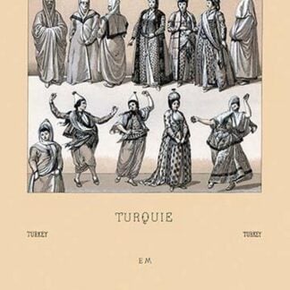 Feminine Turkish Dress by Auguste Racinet