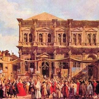 Festival in San Rocco by Canaletto