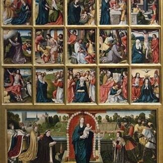 Fifteen Mysteries and the Virgin of the Rosary by Goswijn Van Der Weyden #2