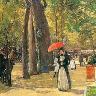 Fifth Avenue and Washington Square by Frederick Childe Hassam