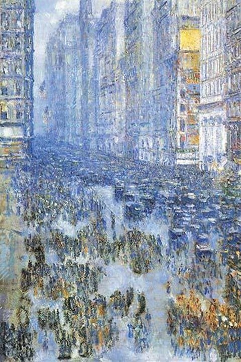 Fifth Avenue by Frederick Childe Hassam