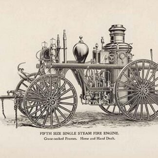 Fifth Size Single Steam Fire Engine: Crane-Necked Frames
