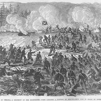 Fighting Beauregard in Petersburg by Frank Leslie