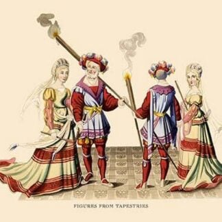 Figures From Tapestries by H. Shaw