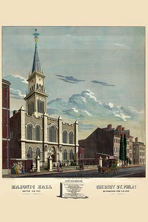 First Masonic Hall - Philadelphia by William Strickland