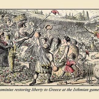 Flaminius Restoring Liberty by John Leech