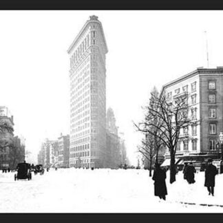 Flatiron Building after Snowstorm by William Henry Jackson