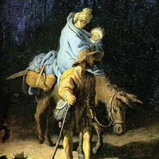 Flight into Egypt by Rembrandt Van Rijn