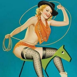 Flirt Magazine;' Roping the Horse' by Peter Driben