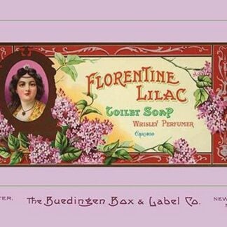 Florentine Lilac Toilet Soap by Buedingen Box & Label Co.