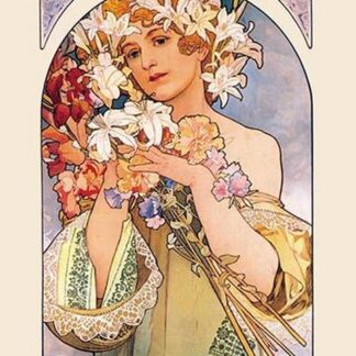 Flower by Alphonse Mucha
