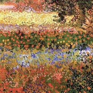 Flowering Garden with Path by Vincent van Gogh