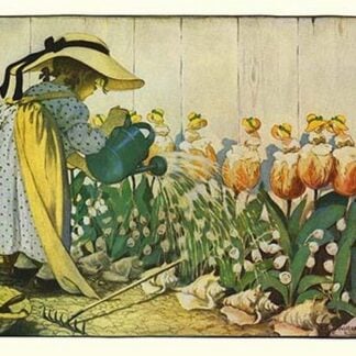 Flowers Being Watered - Mary