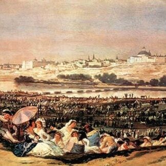 Folk Festival at the San Isidro-Day by Francisco de Goya