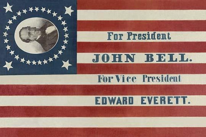 For President John Bell. For vice president Edward Everett by H.C. Howard