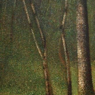 Forest at Pont Aubert by Georges Seurat