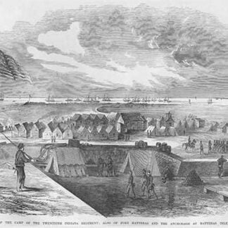 Fort Hatteras - Twentieth Indiana by Frank Leslie